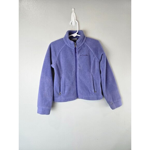 Columbia Other - Columbia Jacket Girl's XXS Light Purple Benton Springs Fleece Coat Full Zip Fall